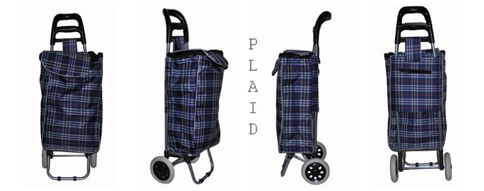 Wózek na zakupy Plaid